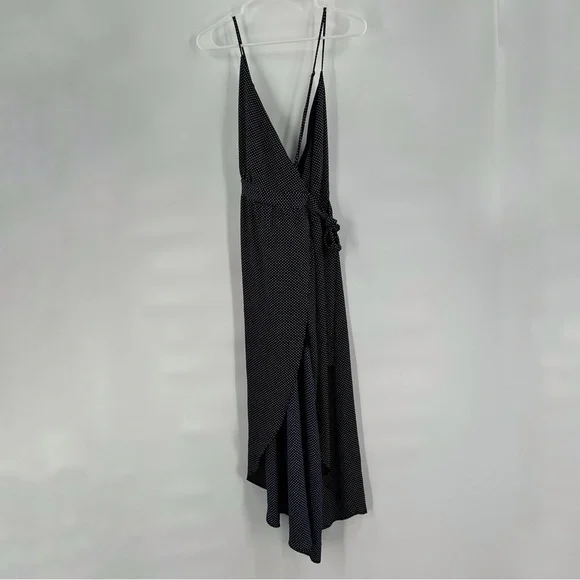 Urban Outfitters blue white polka dot wrap dress size L - Picture 1 of 9